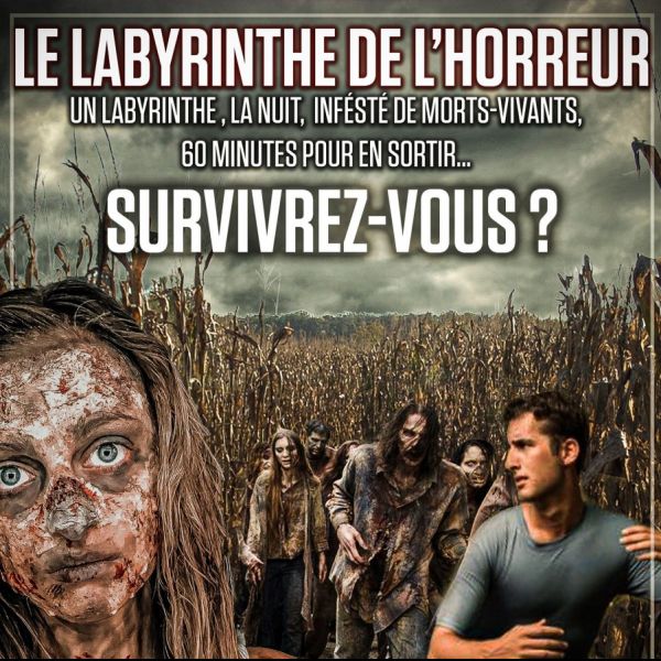 Run From The Dead - La course nocturne la plus terrifiante à Nantes - Labyrinthe de l'horreur