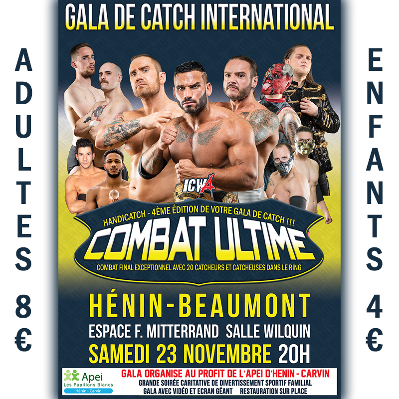 GALA HANDI CATCH 4EME EDITION 23 NOVEMBRE 2019 HENIN BEAUMONT