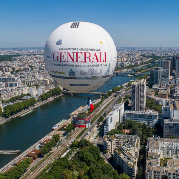 Survol de Paris en ballon