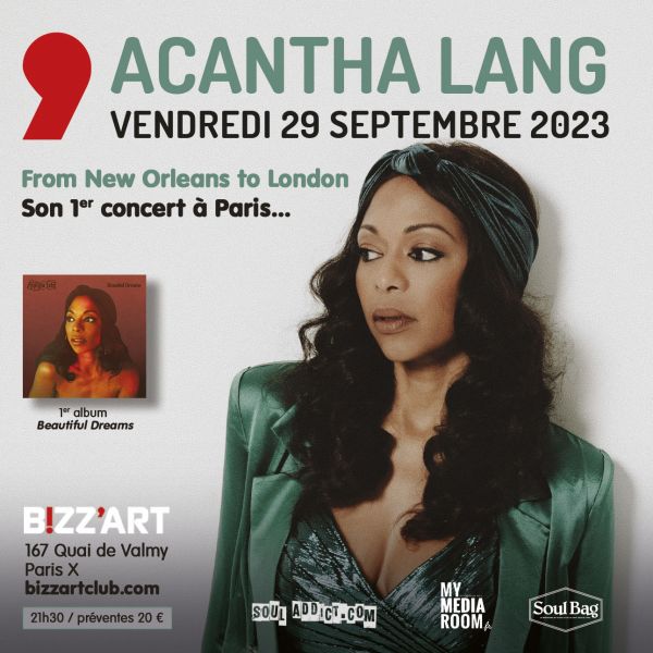 ACANTHA LANG "Beautiful Dreams" live @Bizz'Art Paris