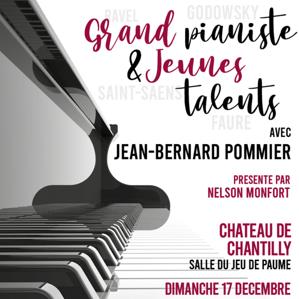 Concert Grand Pianiste et Jeunes Talents - Jean-Bernard Pommier