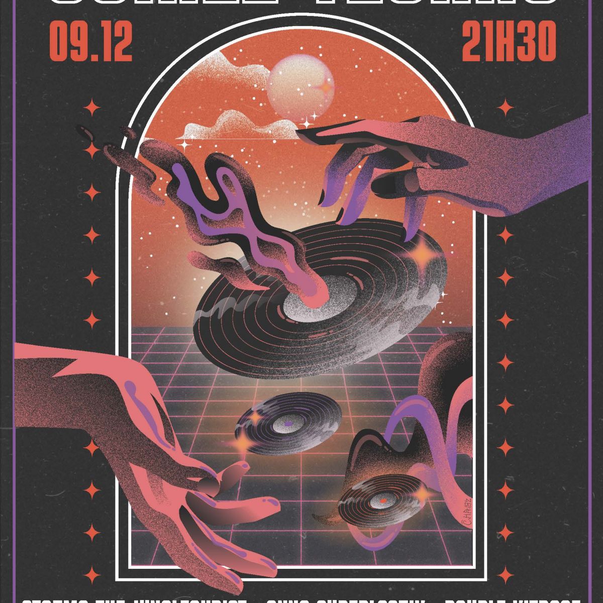 SOIRÉE TECHNO - STAZMA THE JUNGLECHRIST + ANNA SUPERLASZIV + DOUBLE VITRAGE