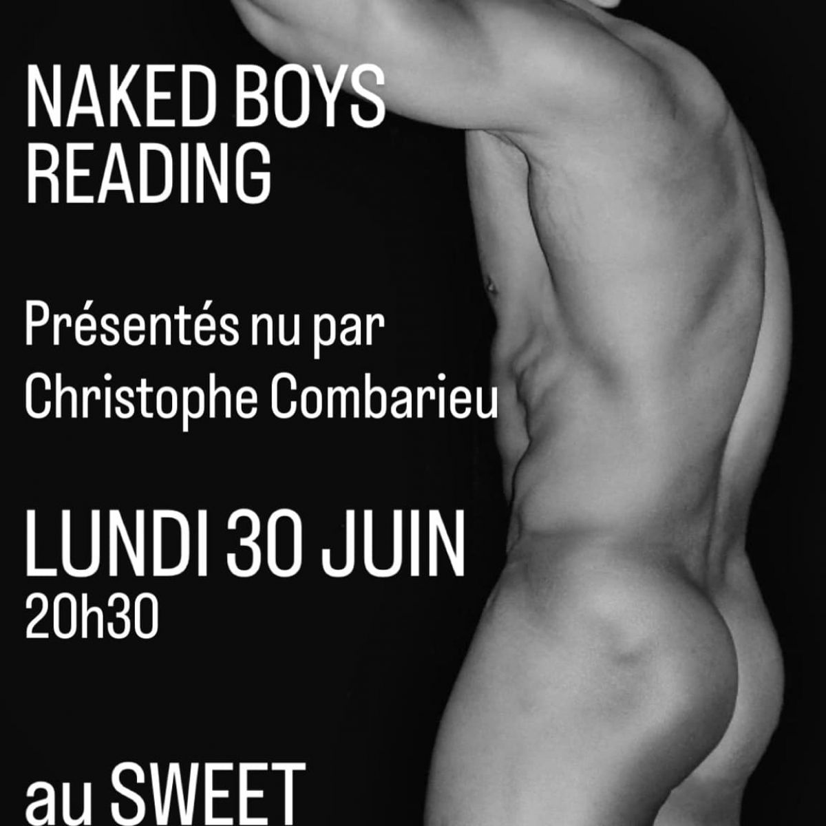 Naked boys reading