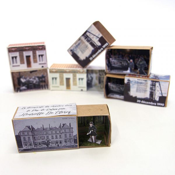 Paysage minier en diorama