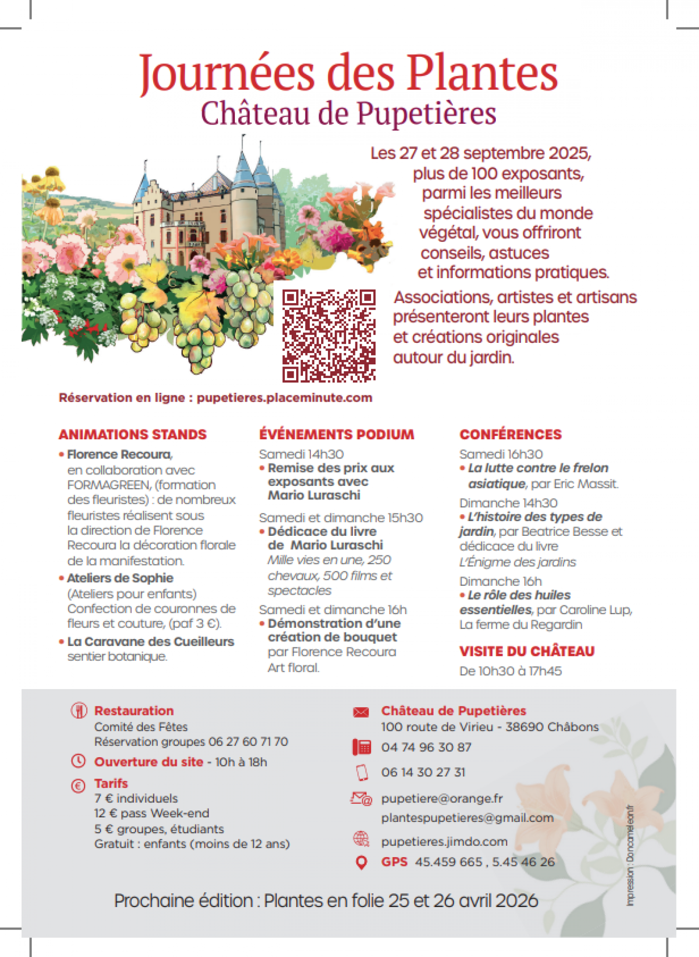 Journées des Plantes à Pupetieres