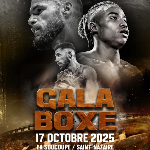 Gala de boxe avec 3 combats professionnels
