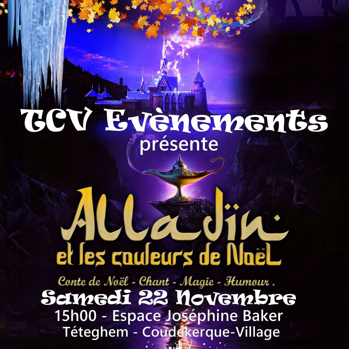 TCV Evènements présente "Alladin et les couleurs de Noël"