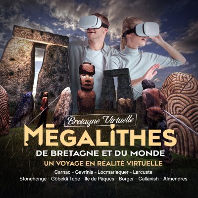 BRETAGNE VIRTUELLE - LE SECRET DES MEGALITHES + LES HEROS DE L'HISTOIRE DE BRETAGNE
