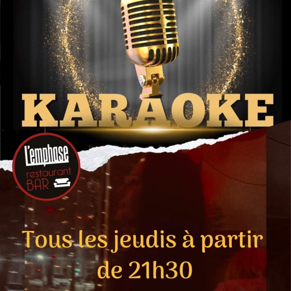 Soirée KARAOKE & BLIND TEST à L'EMPHASE, tous les jeudis