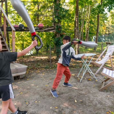 L'Île des Pirates : Parc aventure filet et accrobranche