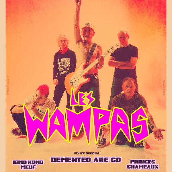LES WAMPAS + Demented Are Go + Princes Chameaux + King Kong Meuf